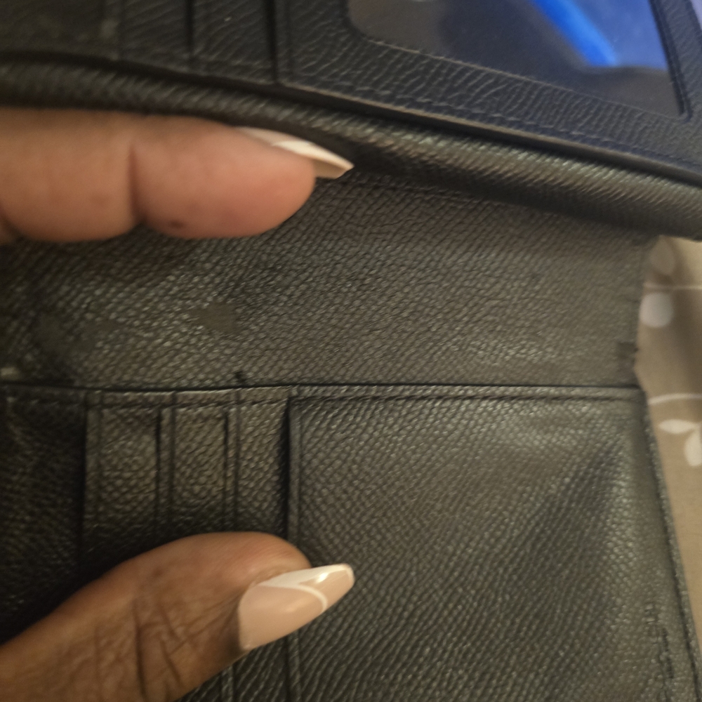 Coach Black Textured Leather Wallet - Picture 6 of 12